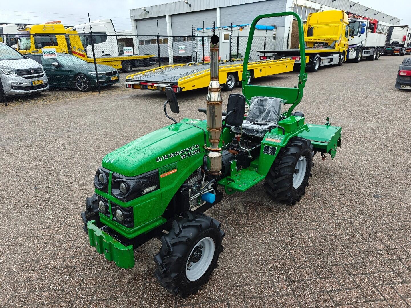 Greenstar MK20 20PK Diesel - Grondfrees 1100mm - 3-punt Ophanging/AftakAs - Extra Hydr. functie - 9 Draaiuren | Machines | Tractor