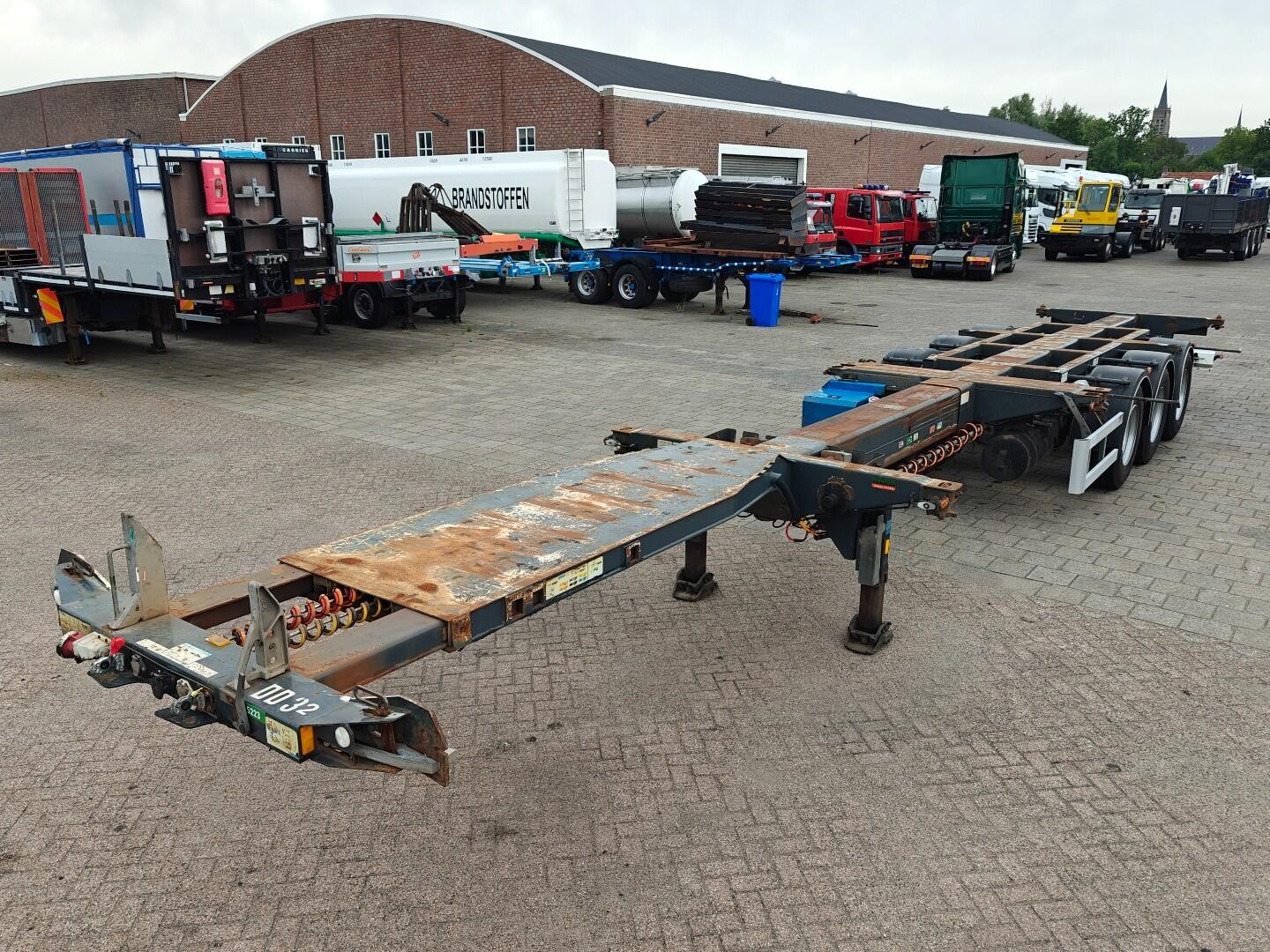D-Tec FT-43-03V Multi - Alle AanSluitingen - GenSet - LiftAs - SAF TrommelRem | Trailers | Containertransport