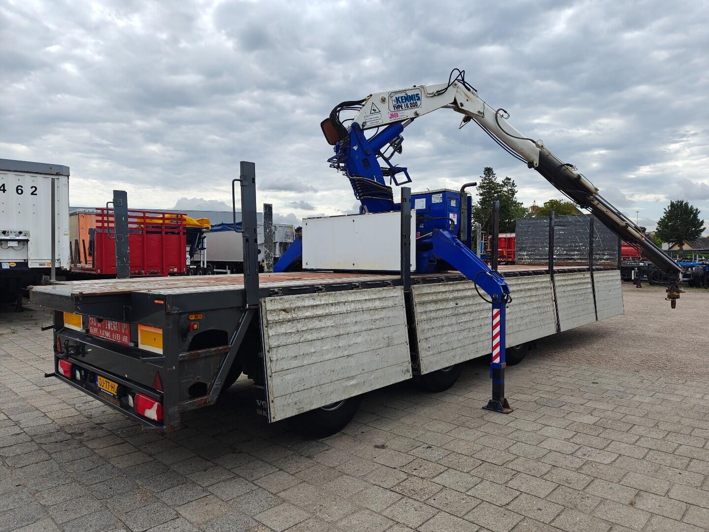 Kennis TPD.348.C-B 11.5m OpenLaadBak Aluminium Borden +  Kennis R16000- StuurAssen - BPW Assen schijf | Trailers | Open laadbak