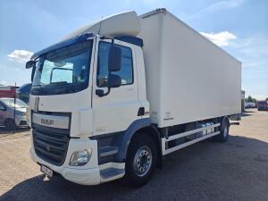 DAF CF 290 FA 4x2 DagCabine Euro 6A - 7,8m AluTeam Box - Dhollandia 2000KG AchterSluitKlep - 05/2027 APK