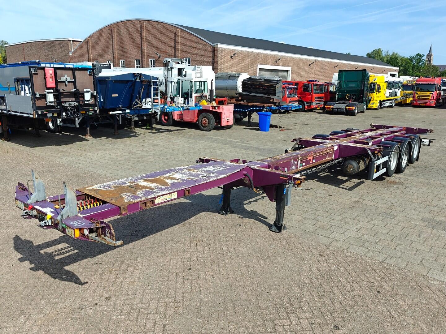 D-Tec FT-43-03V Multi - Alle AanSluitingen - Kop-Midden-Achter - LiftAs - SAF TrommelRem | Trailers | Containertransport