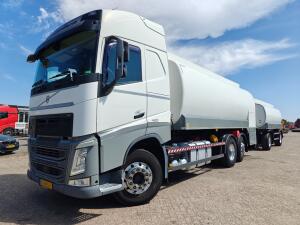 Volvo FH420 6x2/4 GlobeTrotter Euro6B - Fuel Tank 23.500L 7 Comp + Willig Hanger 18.000L 5Compartimenten