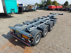 Broshuis 3UCC-39/45 MFCC Multi - Alle Soorten Containers -  LiftAs - SAF schijfrem - 04/2027 APK