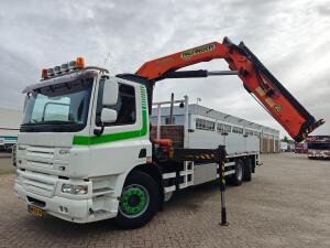 DAF CF75.310 6x2/4 Dagcab Euro3 - Open LaadBak 6.7m + Palfinger PK15500 - RadioGrafisch- HandGeschakeld