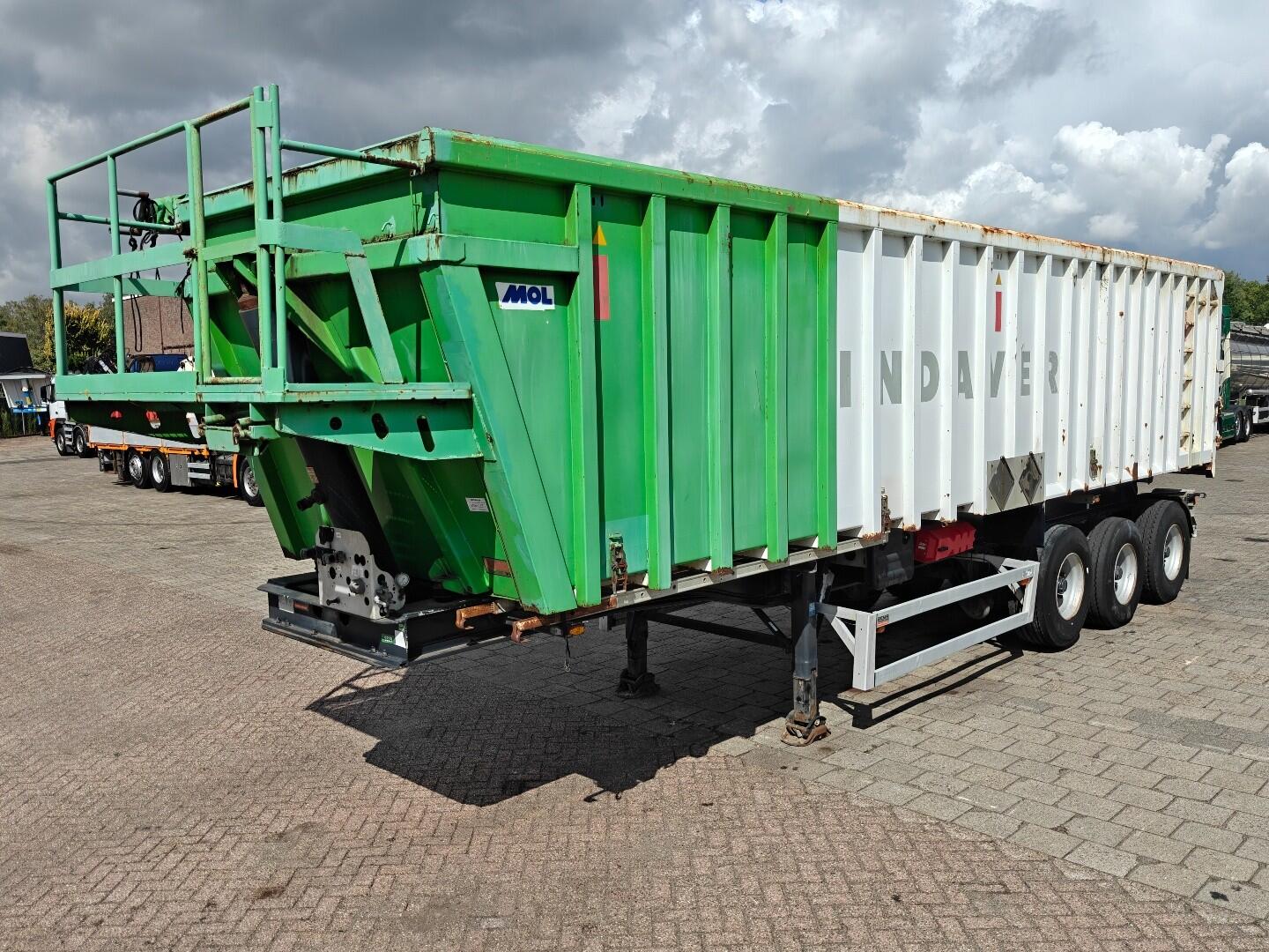 MOL K812.27TRI 48m³ Hardox Kipper - VloeiStofDicht - StaalChassis - 8460KG - BPW Trommel | Trailers | Kipper
