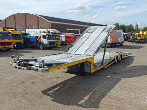 Aksoylu 2 AXLE SEMI TRAILER AutoTransporter 4 Lader - 4300 KG Lier + Remote - HefDek - FullyEquipped 04/2027 APK