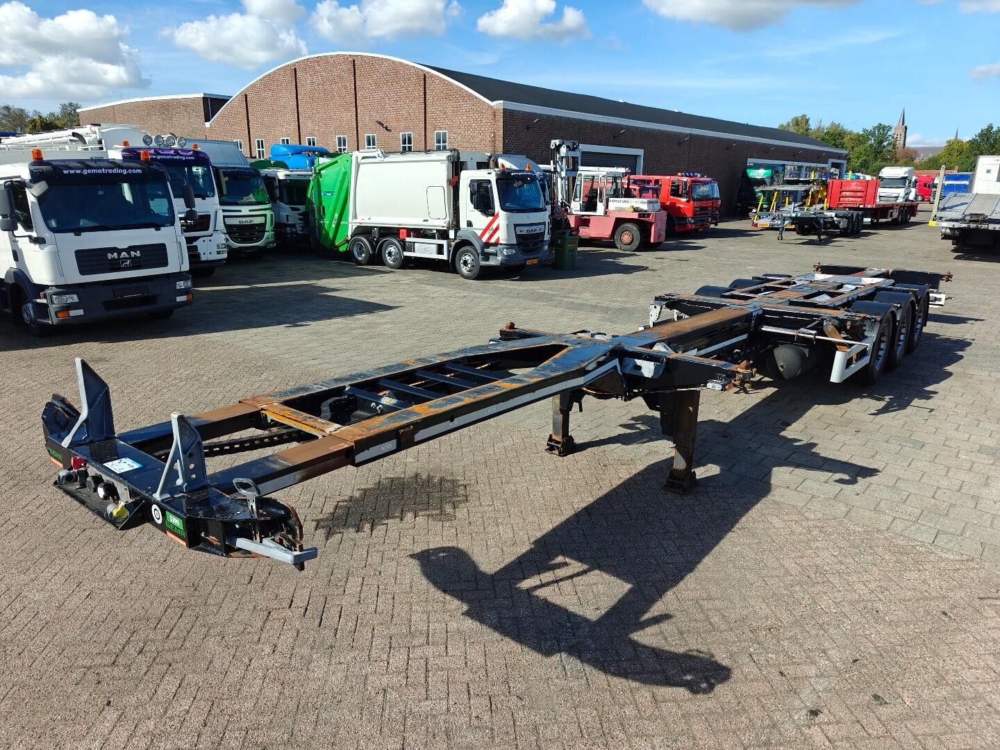 Pacton ET3 Multi - Alle AanSluitingen - LiftAs - Valx SchijfRem - RVS LekBak - ADR | Trailers | Containertransport