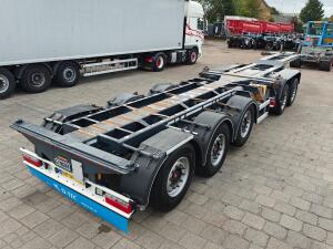 D-Tec COMBITRAILER S-LINE CT-521-S S-Line CT-F + S-Line CT-R - SAF Assen Schijf - 3x StuurAssen - 4x LiftAssen - Breaker