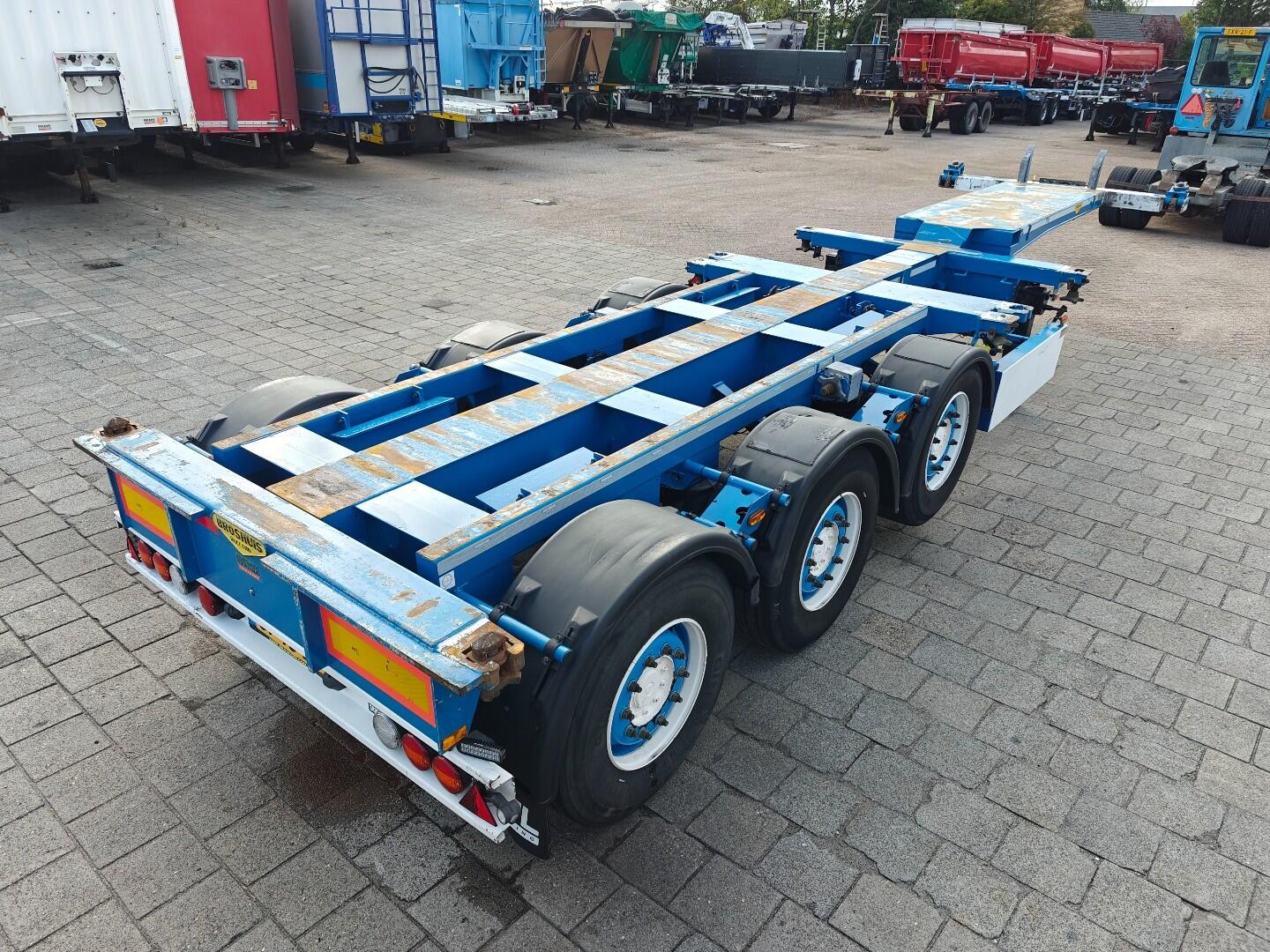 Broshuis 3UCC-39/45 Multi - SAF schijfrem - LiftAs - AlleSoortenContainers - 12/2026 APK | Trailers | Containertransport