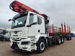 MAN TGS 33.510 6x6 HydroDrive SlaapCab Euro6D + Palfinger Epsilon S270L + Doll ExtenableMultiFrame + Doll M2R-10 JeepDolly SelfSteering - Belgium Registration