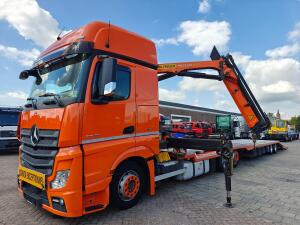 Mercedes-Benz Actros 2648 6x2/4 BigSpace Euro6C + Mersch FM180 Aanhanger Hydr. Dek - Palfinger PK12.501 RemoteControl - Lier - 3 stuks op Voorraad!
