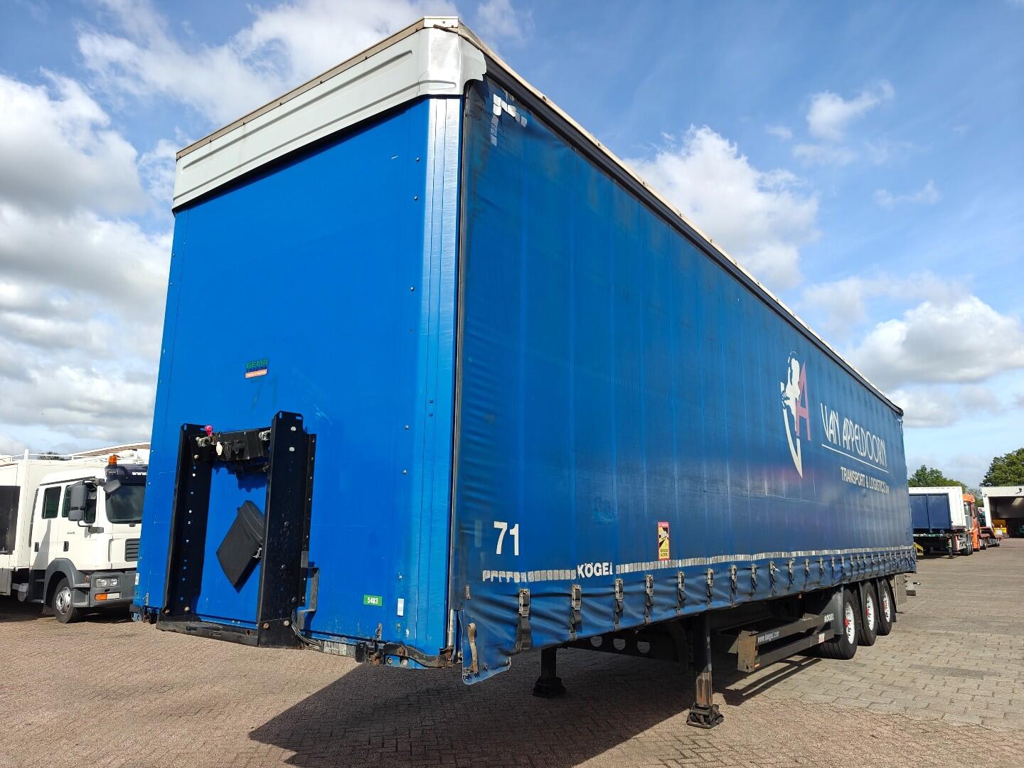 Kögel SN 24 13,60 Meter - MEGA - Schuifzeilen/Dak - Borden - CoilGoot - BPW Assen - SchijfRemmen | Trailers | Volumetransport