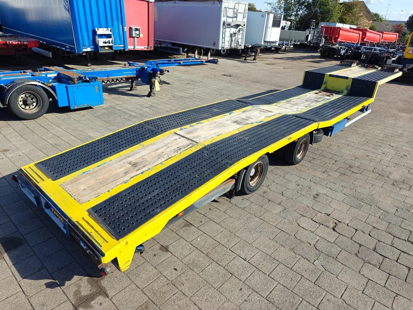 GS OTIL-120-2000 DT TruckTransporter - 1,4 Meter UitschuifBaar - Lier + Remote - HefBed - Saf TrommelRemmen - 08/2027 APK | Trailers | Autotransporter
