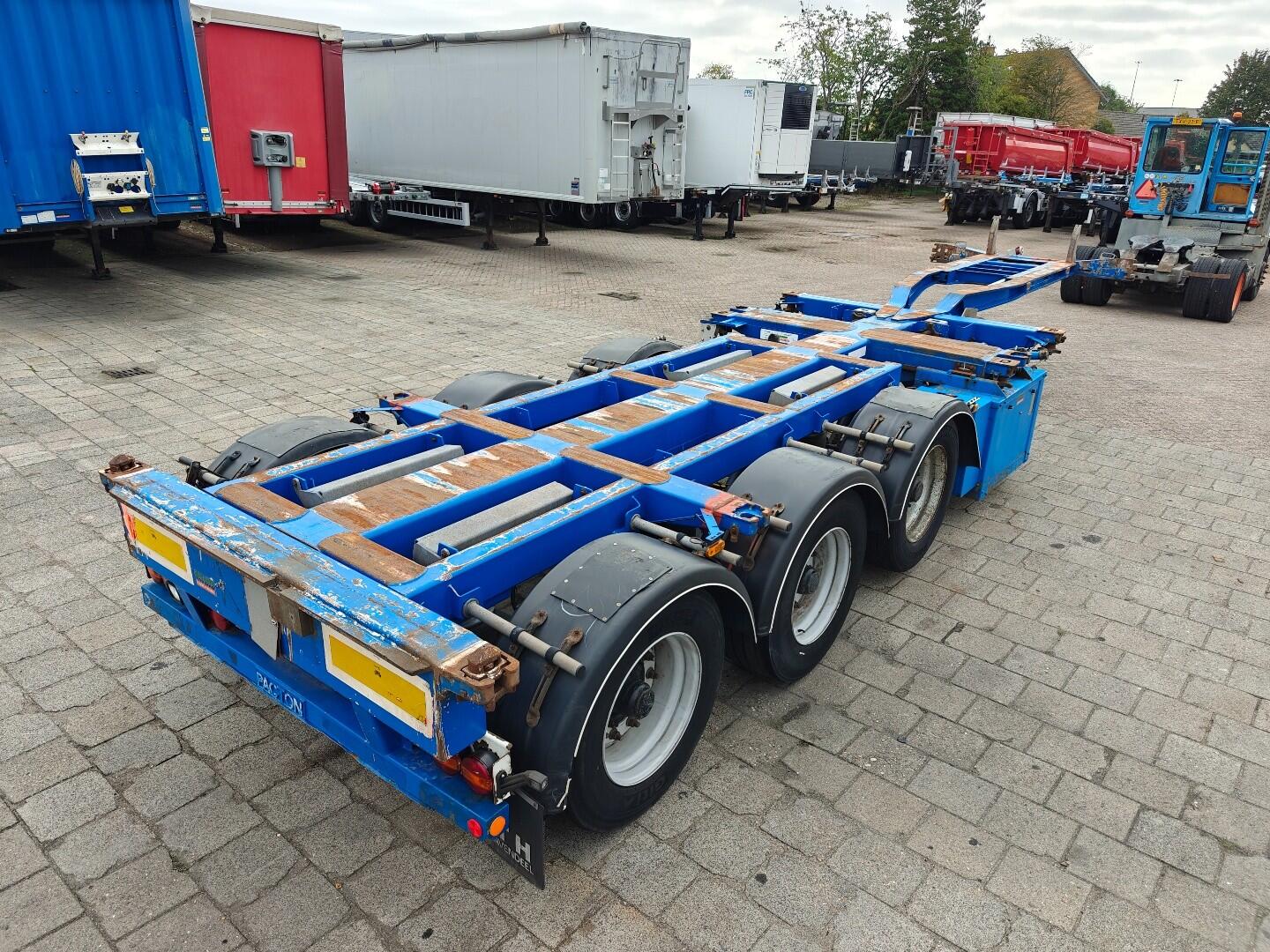 Pacton T3-010 Multi - Alle AanSluitingen - GENSET - LiftAs - Gechooperd - BPW SchijfRem - 09/2027 APK | Trailers | Containertransport