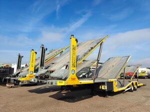 Aksoylu 2 AXLE SEMI-TRAILER AutoTransporter - 6 Lader - Lier 4300KG - Hydr. Pomp - 05/2027 APK