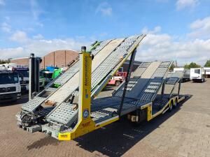 Aksoylu 2 AXLE SEMI-TRAILER AutoTransporter - 6 Lader - Lier 4300KG - Eig. Hydr. Pomp - 2-Assen BPW