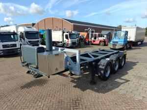 LAG O-3-CC 20FT Kiepchassis - Elektrisch en Hydraulisch kippend - 4655KG - BPW Trommel - TopConditie / zeer weinig gebruikt
