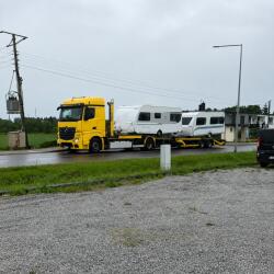 Lekker aan het werk in Polen